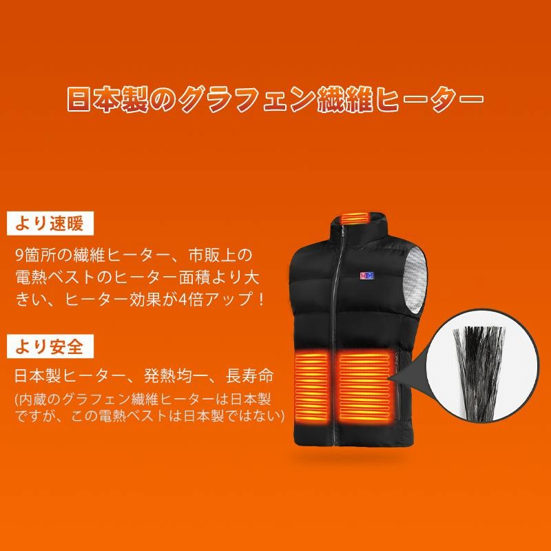 新色登場【30000mAhモバイルバッテリー付き】電熱ベスト ヒーター 電熱ジャケット ベスト 防寒着 加熱パネル9枚 3段階調温 ヒーターベスト 速暖 洗える 男女兼用 通販 LINEポイント最大0.5%GET | LINEショッピング 新色登場【30000mAhモバイルバッテリー付き】電熱ベスト ヒーター 電熱ジャケット ベスト 防寒着 加熱パネル9枚 3段階調温 ヒーターベスト 速暖 洗える 男女兼用 通販 LINEポイント最大0.5%GET | LINEショッピング