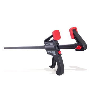 【得擘】 36英吋 槍型夾 一組兩入 美國 POWERTEC 木工夾 快速夾 F夾 手工具 夾具 拼板夾 支撐夾 雙向夾