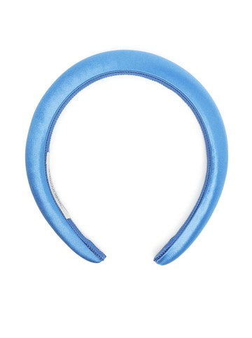 Jennifer Behr - Tori satin headband - women - Fabric - One Size - Blue