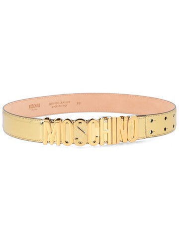 moschino belt with logo