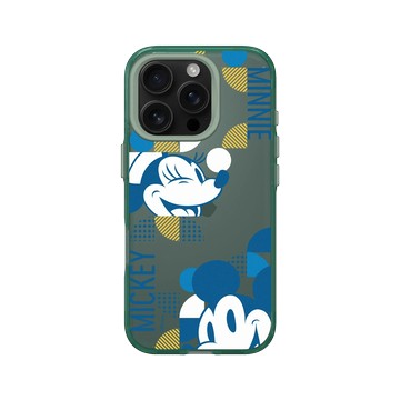 iPhone 16 Pro Clear 憂墨綠 - 迪士尼-米奇 Mickey - 展示好感情-米奇與米妮