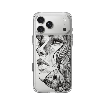 iPhone 17 Pro Max Clear Case（相機按鈕） 透明 - MYMY REVERZ TATTOO - MOOREA