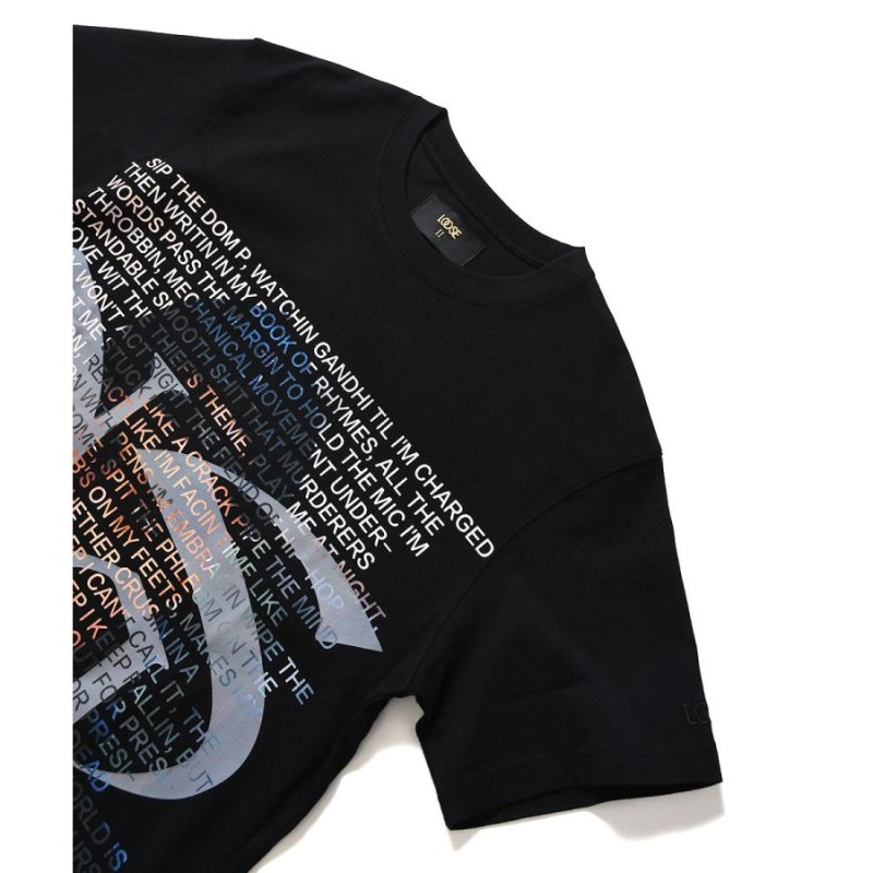 LOOSE × Nas ルーズ × ナズ LOOSE×NAS THE WORLD IS YOURS TEE 半袖 Tシャツ LO21SP-04  21AW BLACK ブラック | LINEブランドカタログ