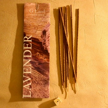 G:Land ｜秘魯聖木花瓣線香-薰衣草LAVENDER 揉合薰衣草花瓣