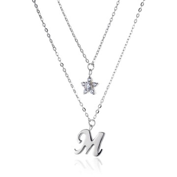 【YUME】雙鍊單字名字項鍊