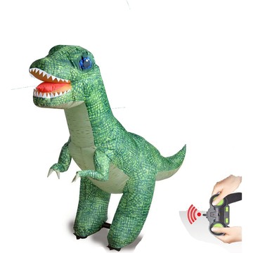 (支持隔日到貨)遙控充氣霸王龍 兒童恐龍玩具男孩遙控車 電動遙控 超大號兒童仿真遙控電動霸王龍玩具 侏羅紀恐龍 男孩生日