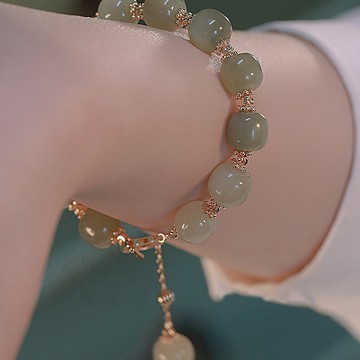 【瑰麗】和田玉手鍊(深色/淺色/混合色) (閨蜜對鍊)