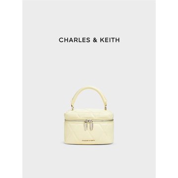 (免運)CHARLES&KEITH夏季女包CK2-80782534菱格鏈條手提斜挎小方包女