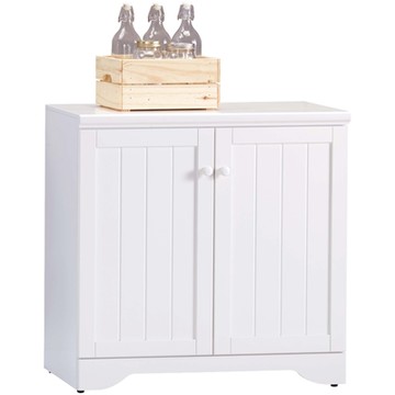 文創集 本特 歐風白2.7尺二門餐櫃-81x45x81cm免組