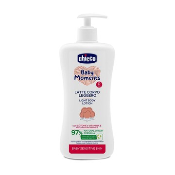 chicco 敏弱肌寶貝嬰兒清透潤膚乳液500ml