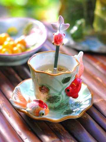 陶瓷歐式小奢華咖啡杯碟套裝送閨蜜精致家用下午茶杯子輕奢配勺子 雙11全館免運