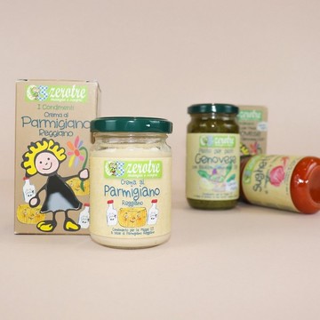 義大利【ZeroTre】捲髮夏菈 麵麵白醬(120g)