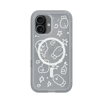 iPhone 17 AirX 流變灰 - 瘋狂眼珠 Crazy Eyes - 炸蝦星空漫遊