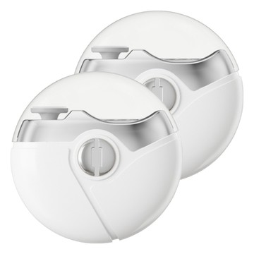 Kyhome 三合一防夾電動指甲刀/防飛濺修甲器/美甲打磨機/卸甲儀/磨甲器  2個  珍珠白