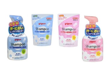 日本【貝親Pigeon】嬰兒潤絲型洗髮精 350ml