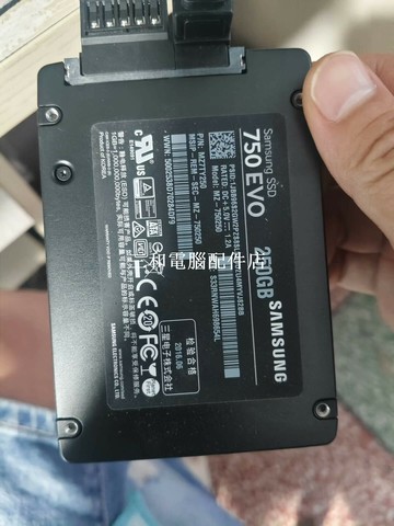 三星750Evo 250G固態硬碟 SATA協議 健康度高 成色如新【三和電腦配件店】