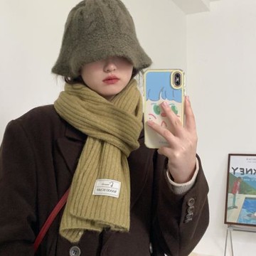 含羊毛復古麻花毛線針織帽子女潮秋冬漁夫帽百搭保暖漁夫包頭冷帽