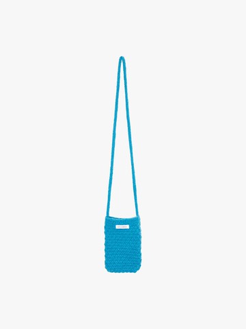 COZY KNIT CROSS BAG_BLUE