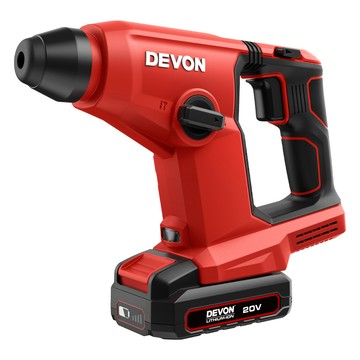 DEVON 20V 免出力電鑽(5.0Ah雙鋰電) 5403-Li-20 充電電鑽 四合一電鑽 工業級電鑽