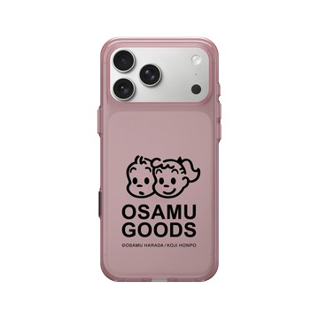 iPhone 17 Pro Max Clear (相機按鈕) 晶醺玫 - OSAMU GOODS - 經典系列-LOGO
