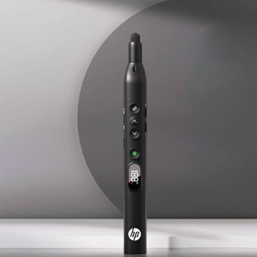 【HP 惠普】SS251P 多功能 無線觸控 伸縮簡報筆 (綠光充電版）黑