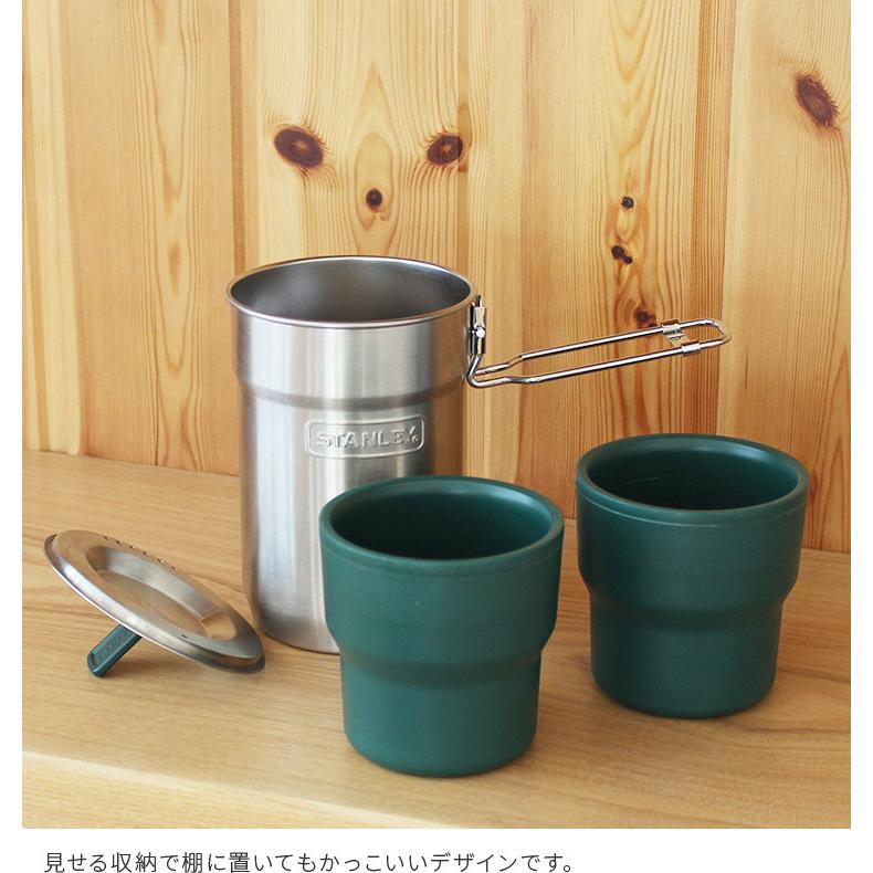 STANLEY キャンプクックセット マグカップ コップ 容器 フタ 鍋 調理用品 キャンプ アウトドア BBQ レジャー スタンレー CAMP COOK SET 0.71L