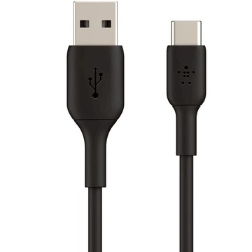 [o美國直購] Belkin BoostCharge USB-C Cable 15W USB-IF認證 充電線 (1M) Type-C 轉 A CAB001bt1MBK