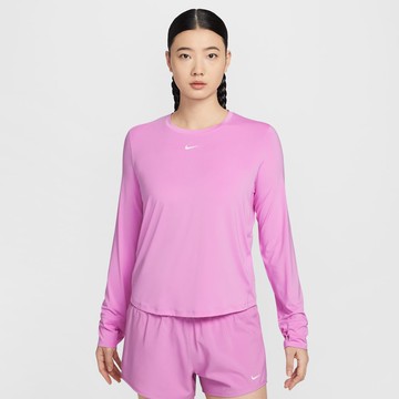 NIKE AS W NK ONE CLASSIC DF LS TOP 女運動長袖 粉-FN2802503