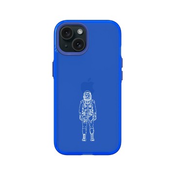 iPhone 15 Clear 激光藍 - NASA - 太空宇航員 (White)