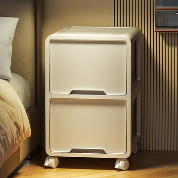 免運 可開發票 抽屜式收納柜輕奢床頭柜家用客廳整理箱置物柜免安裝零食柜