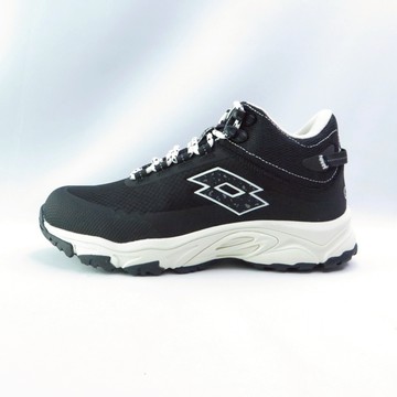 LOTTO LT4AWO5811 女運動鞋 CT400 高筒戶外健行鞋 防潑水 黑/白【iSport愛運動】