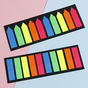 ✨台灣現貨?? 多彩透明 PET 便利貼 10色 200頁 分類標籤貼 書籤貼 N次貼 索引貼 便條紙 #丹丹悅生活