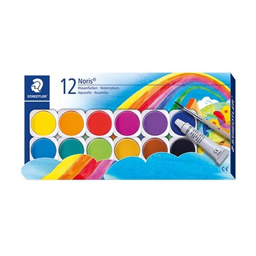 STAEDTLER 施德樓 NC乾式淡彩顏料組-12色
