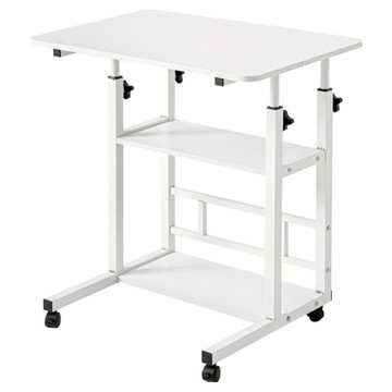 comet 高度可調三層移動式邊桌  白色