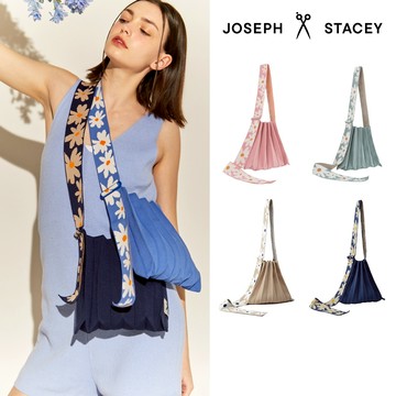 【官方直營】JOSEPH AND STACEY針織雛菊之翼百褶包