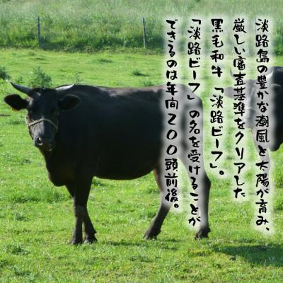 ふるさと納税 淡路市 淡路島産黒毛和牛 バラ焼肉用300g