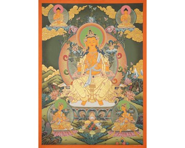 金塔彌勒佛繪畫 | 傳統金剛乘圖像學