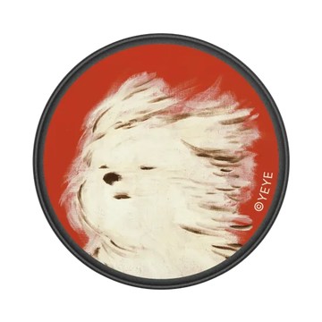 GRIP O (MagSafe 兼容） 黑 - YEYE - 經典潦草小狗（紅）