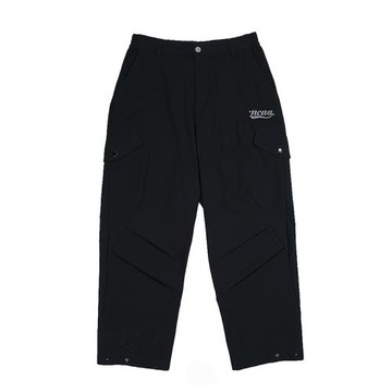 NCAA 休閒長褲 女款打摺褲 黑色 漸變字體 75551520 20 noH48