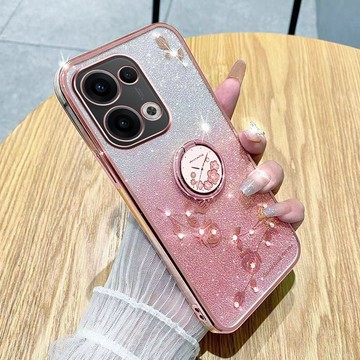 永生花 指環支架 手機殼 保護殼 適用於 OPPO Reno 14 13 12 Pro 11F A78 A98 A38