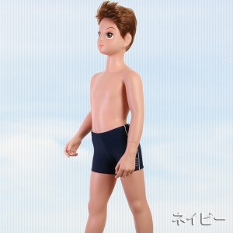 あす着】スクール水着・ELLE PETITE/脇ライン（男児）110-160cm 2355