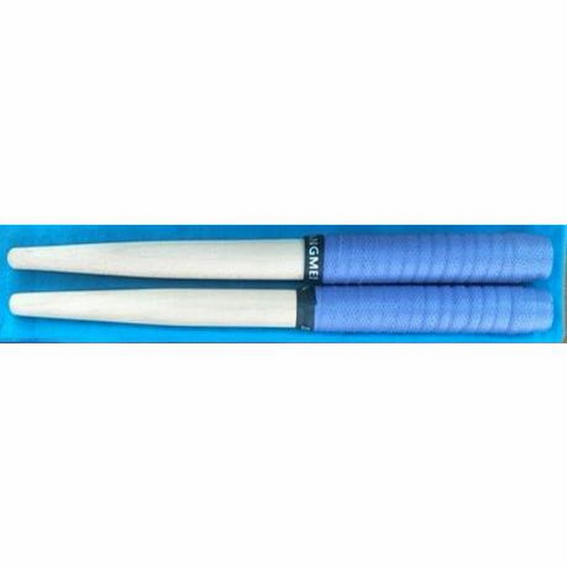 太鼓の達人 マイバチ 35cm 2本セット 水色 朴の木 ロール 魔改造