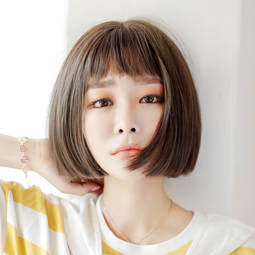 短瀏海 學生頭 高仿真 清新無害女孩 BOBO頭 短髮【MB484】☆雙兒網☆
