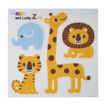 SANKO 馬桶消臭貼 1個 動物園 30x30cm 貼紙  30g