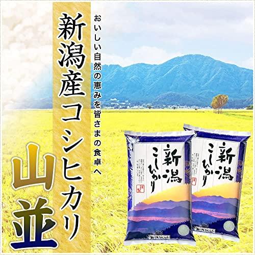 新潟県産 コシヒカリ 山並 白米 5kg 令和4年産