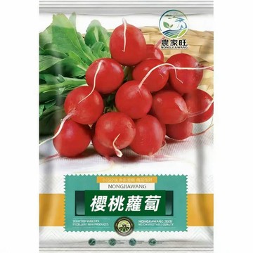 台灣現貨 當季採收 【正宗原裝櫻桃蘿蔔種子】 圓球小蘿蔔 迷你蔬菜 家庭菜園 盆栽可種 四季播種 新手適用 快速收成