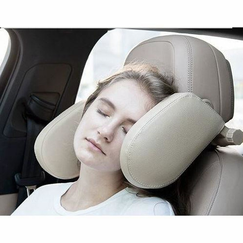 車用ヘッドレスト 旅行用ネックピロー ランバーサポート シート
