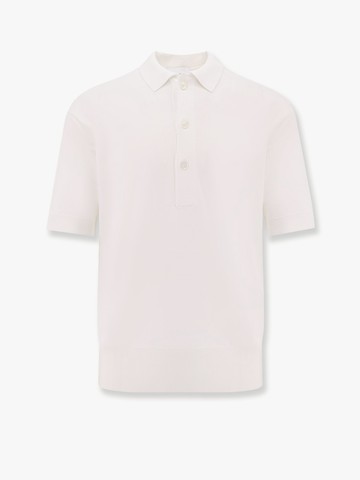 Viscose and cotton knit polo shirt - LARDINI - gender_Man