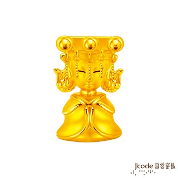 J’code真愛密碼金飾 大甲媽黃金擺件-大