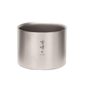 Snow Peak 雪峰鈦雙層杯-中型 300ml